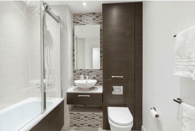 Room With Private Bathroom In A Modern Two Bedroom Two Bathroom Flat London Eksteriør billede